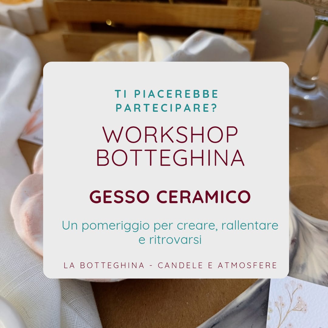 🤍 IL TEMPO DI CREARE — Tra Gesso e Caffè 🤍 WORKSHOP CREATIVO GESSO CERAMICO